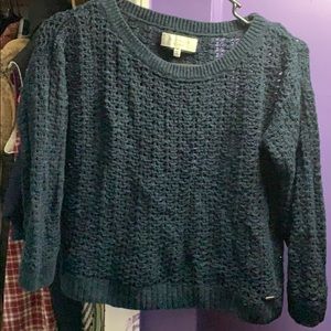 Blue see through sweater